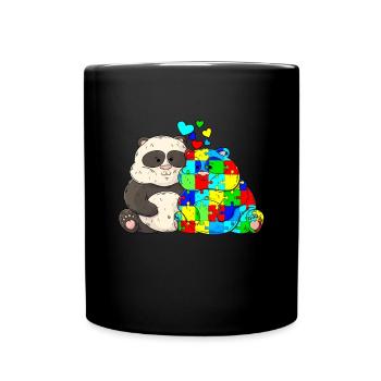 Autisme Cadeau Autiste Asperger TDAH Autisme - Mug uni - noir - Devant
