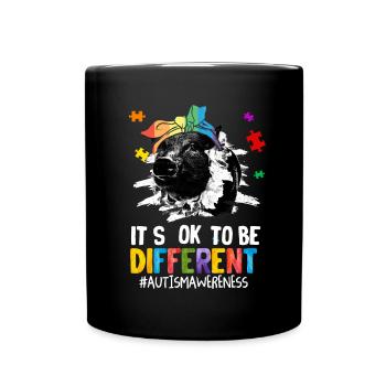 Autism Gift Autistic Asperger ADHD Autism - Full Colour Mug - black - Front