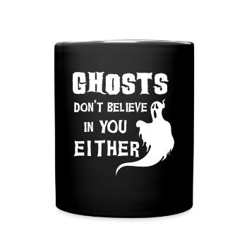 Halloween Tshirt Halloweenparty Mörder Killer Tod - Tasse einfarbig - Schwarz - Vorne