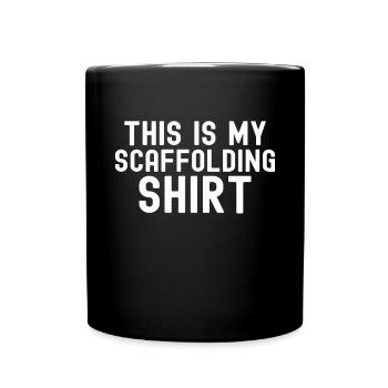 Cadeau d’un échafaudage d’un directeur de la construction - Mug uni - noir - Devant