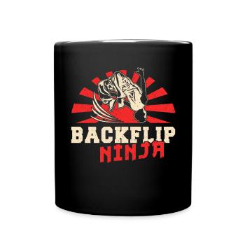 Parkour Freerunning Traceur - Tasse einfarbig - Schwarz - Vorne