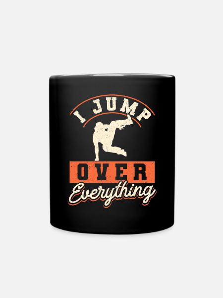 Parkour Freerunning Traceur - Tasse einfarbig - Schwarz
