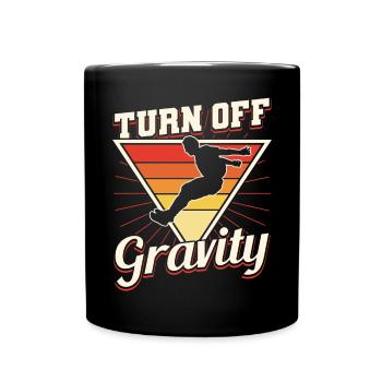 Parkour Freerunning Traceur - Tasse einfarbig - Schwarz - Vorne