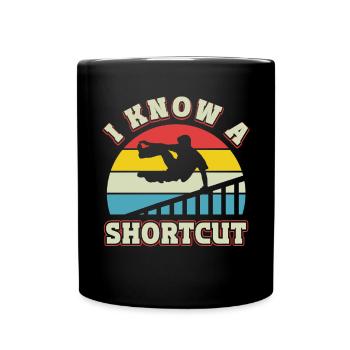 Parkour Freerunning Traceur - Tasse einfarbig - Schwarz - Vorne