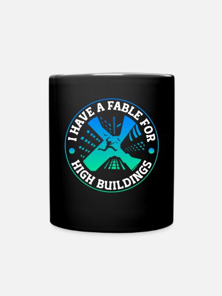 Parkour Freerunning Traceur - Tasse einfarbig - Schwarz