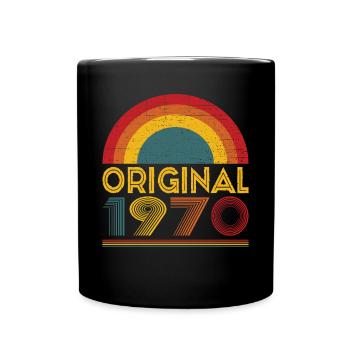 Vintage Original 1970 Cadeau 52ème Anniversaire - Mug uni - noir - Devant