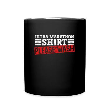 Chemise Ultra Marathon S’il vous plaît laver - Ultramarathon - Mug uni - noir - Devant