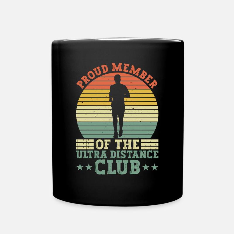 Ultramarathon Ultra Marathoner Sportler Training - Tasse einfarbig - Schwarz