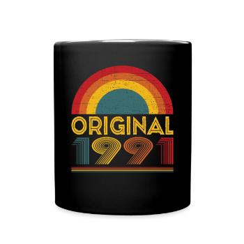 Vintage Original 1991 31ème anniversaire Cadeau - Mug uni - noir - Devant