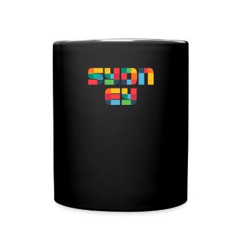 Sydney Australia CMYK Pop Art Style - Full Colour Mug - black - Front