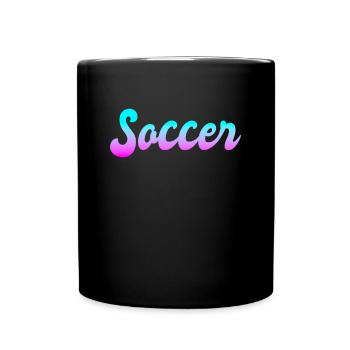 Soccer soccer - Mug uni - noir - Devant