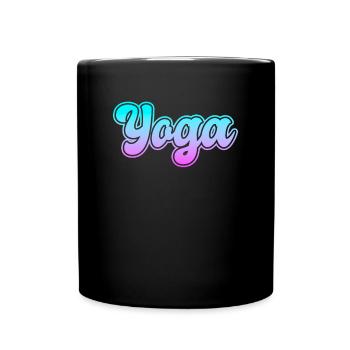 Yoga - Mug uni - noir - Devant