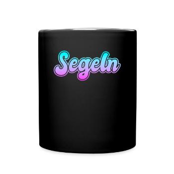 Voile - Mug uni - noir - Devant