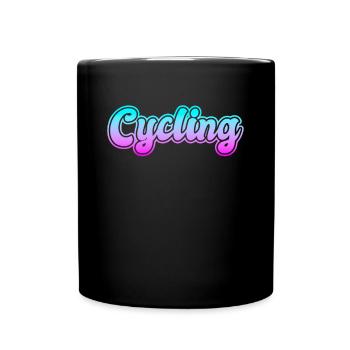 ciclismo Ciclismo - Tazza monocolore - nero - Fronte