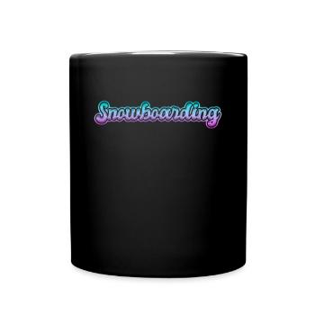 Snowboard - Mug uni - noir - Devant