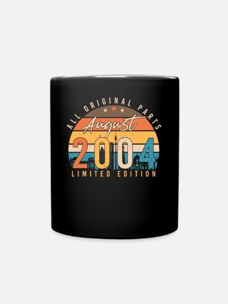 2004 En août enfin 18. - Mug uni - noir