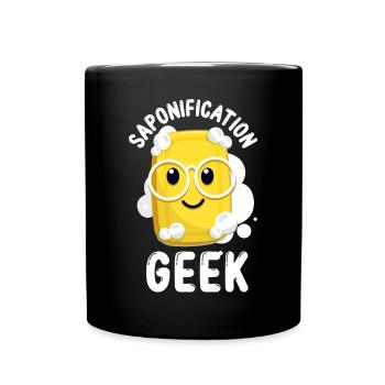Fabrication de savon - Mug uni - noir - Devant