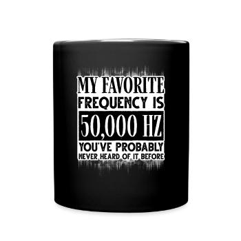 Pediatric Audiologist Audiology My Favorite - Full Colour Mug - black - Front