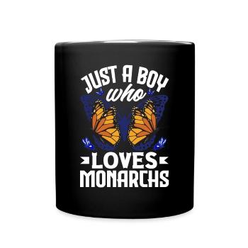 Entomologie Asclépiade Papillon Juste Un Garçon Qui - Mug uni - noir - Devant