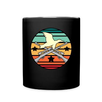 Geschenkidee für die Wasservogeljagd - Tasse einfarbig - Schwarz - Vorne