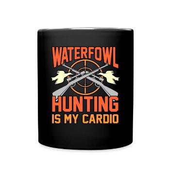 Geschenkidee für die Wasservogeljagd - Tasse einfarbig - Schwarz - Vorne