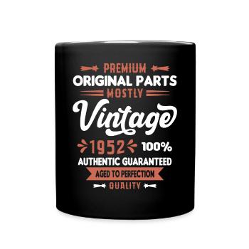 Vintage 1952 Cadeau D'anniversaire - Mug uni - noir - Devant