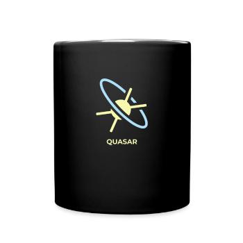 Quasar Quasi stellare Radioquelle - Tasse einfarbig - Schwarz - Vorne