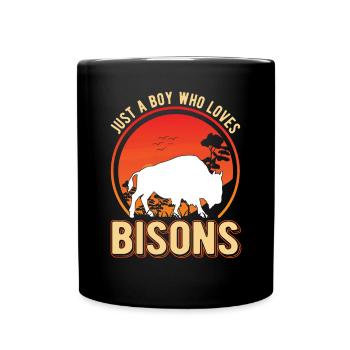 Buffalo Gift Bison Water Buffalo Buffalo - Full Colour Mug - black - Front