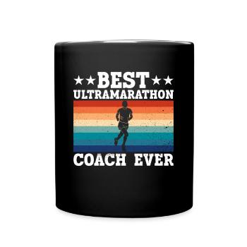 Bester Ultramarathon-Trainer aller Zeiten - Tasse einfarbig - Schwarz - Vorne