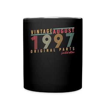 Born in August 1997 - Full Colour Mug - black - Front