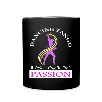 Tango Danse Tango Danseurs Danse Couple Cours de Danse cadeau - Mug uni - noir - Devant