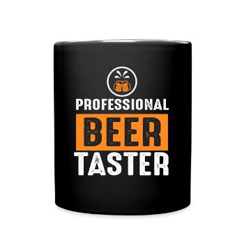 Professional Beer Tester | Party, barbecue - Full Colour Mug - black - Front