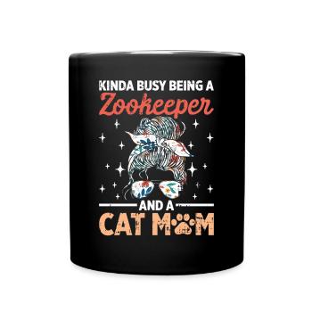 Zoowärter - Tasse einfarbig - Schwarz - Vorne