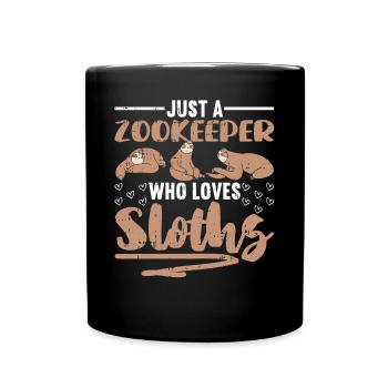 Zoowärter - Tasse einfarbig - Schwarz - Vorne