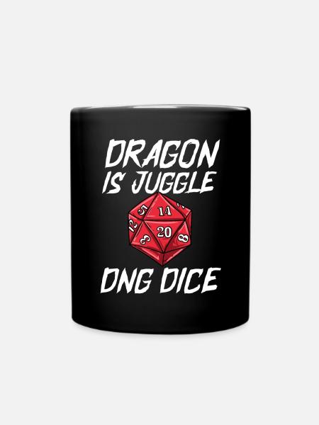Jonglieren - Tasse einfarbig - Schwarz