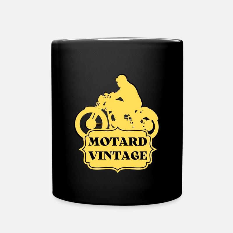 MOTARD VINTAGE - Mug uni - noir