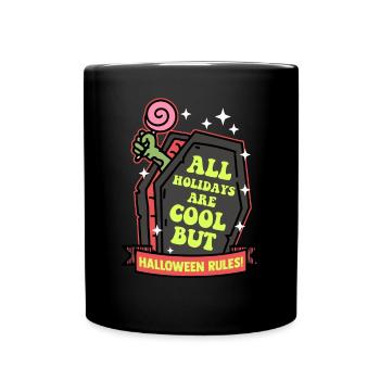 Halloween Costume Party Creepy Gift - Full Colour Mug - black - Front