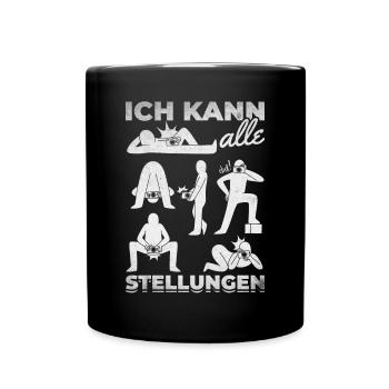 Fotograf Ich kann alle Stellungen Fotografie - Tasse einfarbig - Schwarz - Vorne