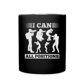 Photographe Je peux faire toutes les positions de photographie - Mug uni - noir - Devant
