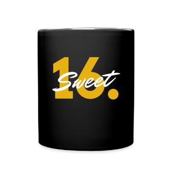 Sweet 16th - The 16th Birthday Birthday Party - Full Colour Mug - black - Front