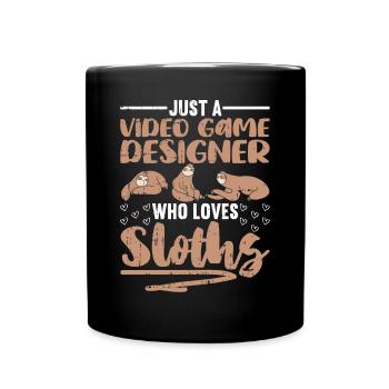 Video Game Designer - Tasse einfarbig - Schwarz - Vorne