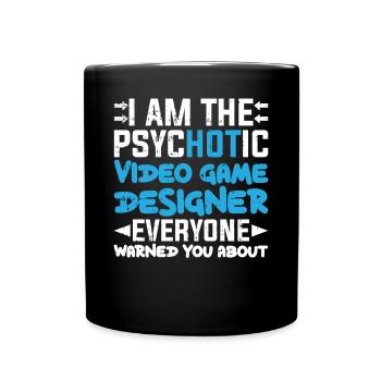 Video Game Designer - Tasse einfarbig - Schwarz - Vorne