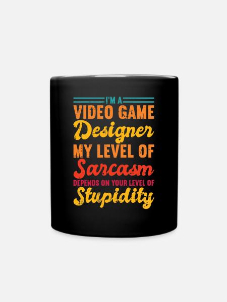 Video Game Designer - Tasse einfarbig - Schwarz