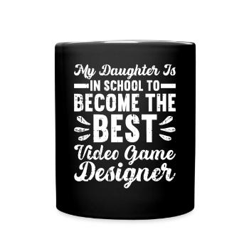 Video Game Designer - Tasse einfarbig - Schwarz - Vorne
