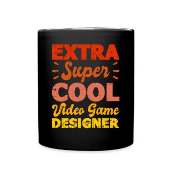 Video Game Designer - Tasse einfarbig - Schwarz - Vorne
