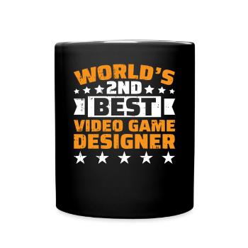 Video Game Designer - Tasse einfarbig - Schwarz - Vorne