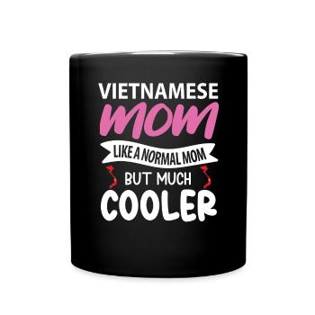 Vietnam - Tasse einfarbig - Schwarz - Vorne