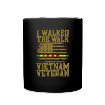 Vietnam Veteran - Tasse einfarbig - Schwarz - Vorne