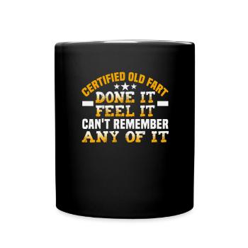 Retirement Gift idea Pension Work colleague - Full Colour Mug - black - Front