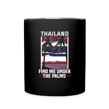 Thaïlande Beach Holiday by the Sea Design Beach Motif - Mug uni - noir - Devant